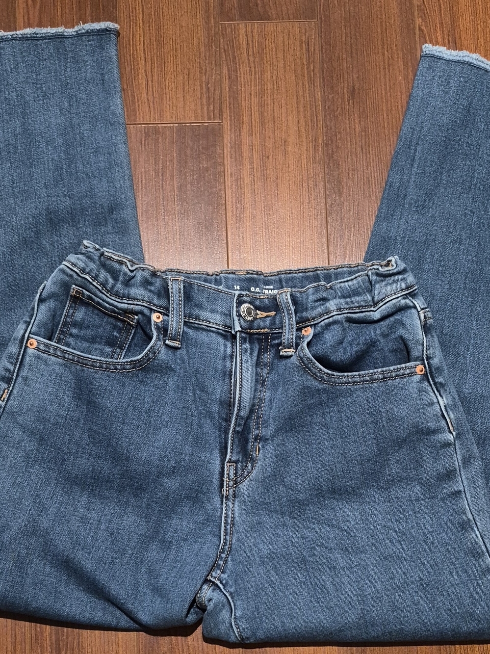 Old Navy Blue Denim Jeans Girls Size 14